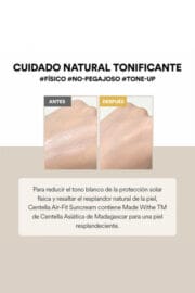 Madagascar Centella Air-Fit Suncream Plus SPF50+ PA++++ - Imagen 5