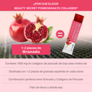 BOTO Beauty Secret Pomegranate Collagen Jelly Stick-Colágeno en gelatina - Imagen 3