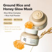 Ground Rice and Honey Glow Mask-Mascarilla exfoliante aclaradora - Imagen 2