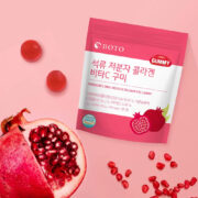Pomegranate Small Molecular Collagen Vita C Gummy